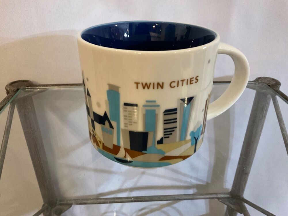 Starbucks 14oz Coffee Mug You Are Here Twin cities 2015